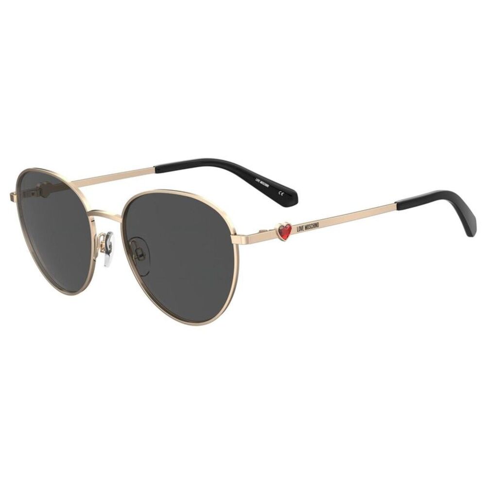 Moschino Mens Moscsun Round Sunglasses / Rose Gold